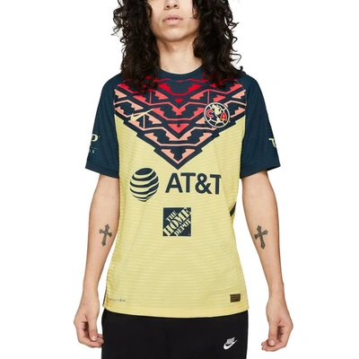Nike Yellow Club America 2021/22 Home Vapor Match Authentic Jersey
