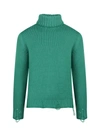 Pt Torino Turtleneck Sweater In Green