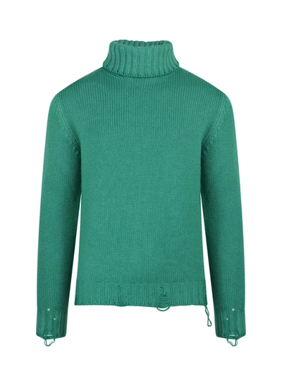 Pt Torino Turtleneck Sweater In Green