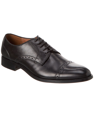 Winthrop Oakwood Cap Toe Derby In Black