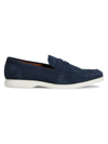 Winthrop Palmdale Leather Loafer In Navy