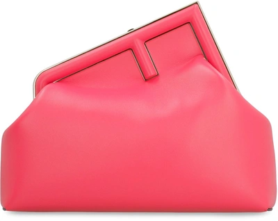 Fendi Medium Fendi First Bag Shiny Pink - One Size