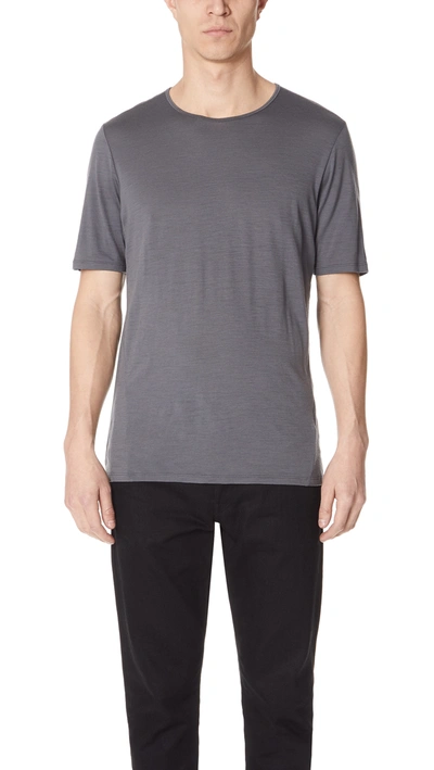 Arc'teryx Frame Slub Merino Wool-jersey T-shirt In Gray