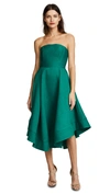 C/meo Collective Making Waves Dress In Emerald