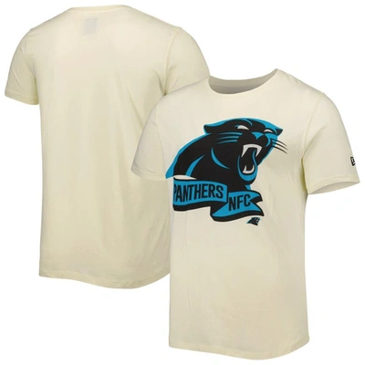 New Era Cream Carolina Panthers Sideline Chrome T-shirt