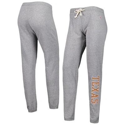 League Collegiate Wear Heather Gray Texas Longhorns Victory Springs Tri-blend Jogger Pants