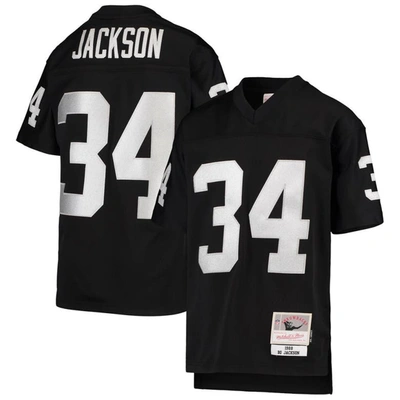 Mitchell & Ness Kids' Youth  Bo Jackson Black Las Vegas Raiders 1988 Legacy Retired Player Jersey