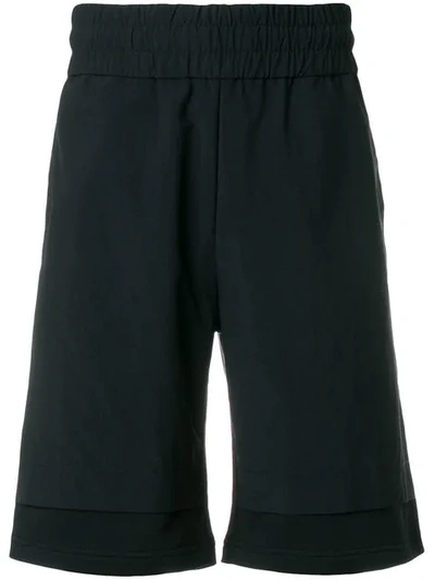 Kenzo Layered Shorts In Black