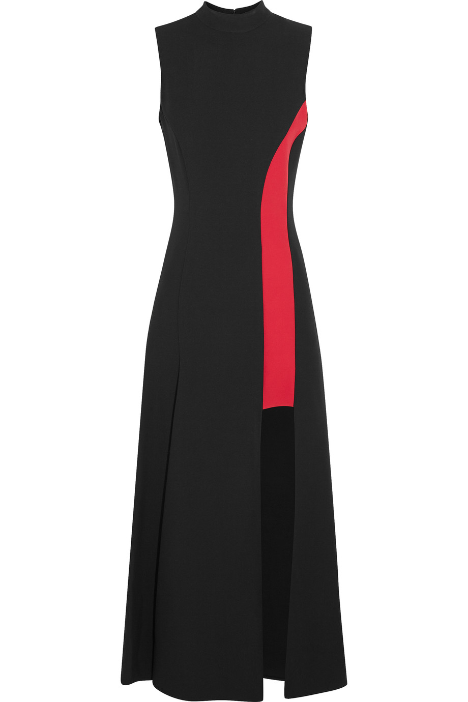 Versace Two-tone Crepe Dress | ModeSens