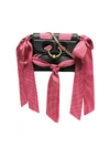 Jw Anderson Black Mini Pierce Ribbons Crossbody Bag