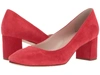 Kate Spade Dolores In Poppy Red Kid Suede