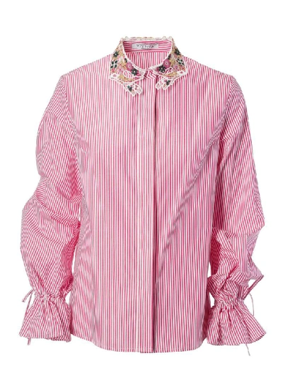 Vivetta Drawstring Cuff Shirt In Pink