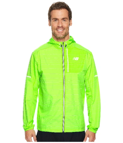 New Balance Reflective Lite Packable Jacket In Energy Lime | ModeSens