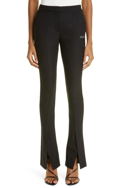 Off-white Corporate Tailored Trousers In Black