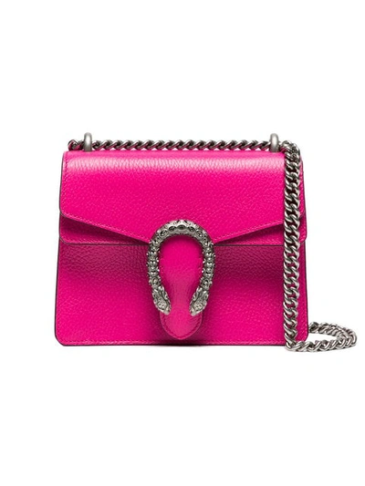 Gucci Pink Dionysus Small Leather Shoulder Bag