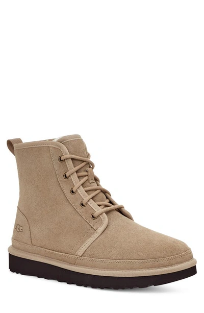 Ugg Neumel Suede High-top Chukka Boots In White Pepper