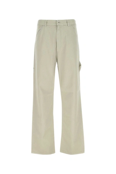 Moncler Logo Patch Straight Leg Trousers In White