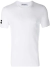 Neil Barrett Stripe Detail Sleeved T-shirt In 03 White