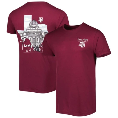 Image One Men's Maroon Texas A&m Aggies Hyperlocal T-shirt