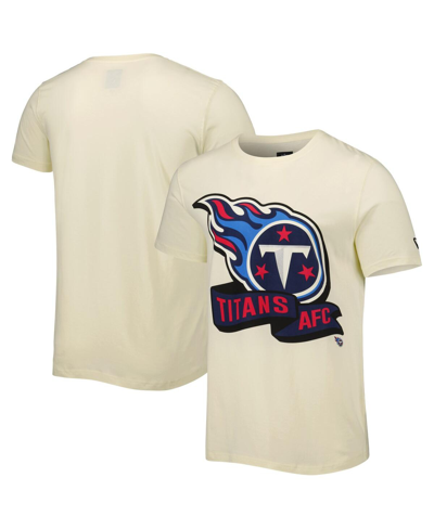 New Era Cream Tennessee Titans Sideline Chrome T-shirt