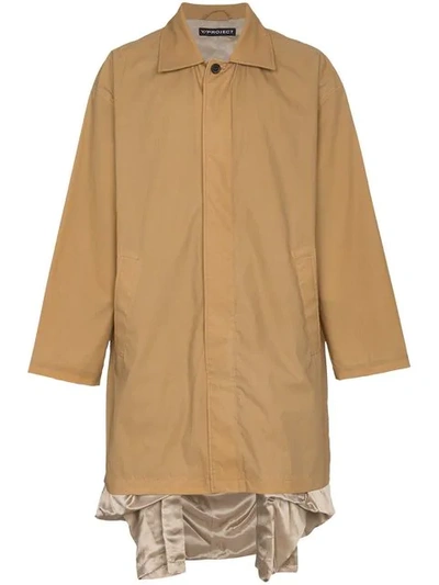 Y/project Y / Project Inside Out Lining Parka In Neutrals