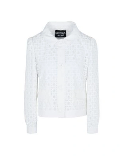 Boutique Moschino Blazers In White