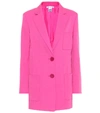 Oscar De La Renta Wool-blend Blazer In Spinel