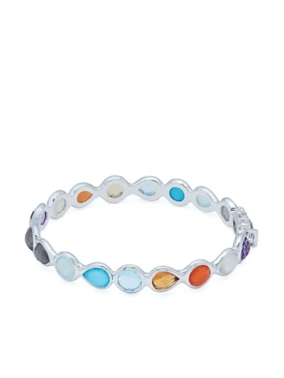 Ippolita Rock Candy® Sterling Silver & Multi-stone All-around Hinged Bangle