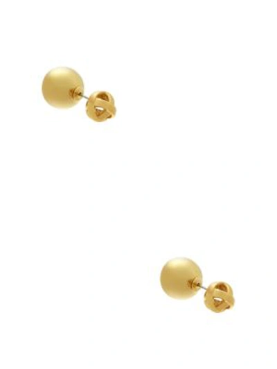 Kate Spade Dainty Sparklers Reversible Earrings In Gold