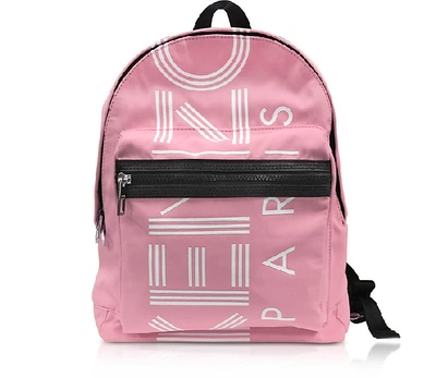 Kenzo Flamingo Pink Nylon Medium  Sport Backpack