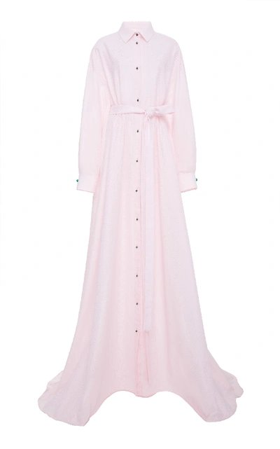 Esme Vie M'o Exclusive Saint Tropez Maxi Dress In Pink