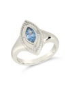 Sterling Forever Cubic Zirconia Nezetta Ring In Silver