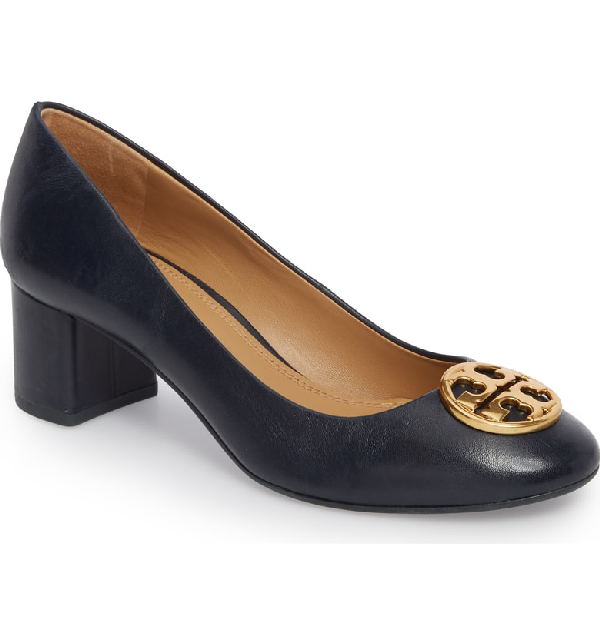 tory burch chelsea pump navy