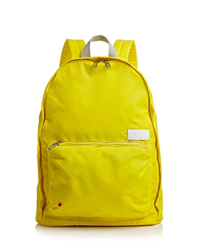 State Lorimer Heights Nylon Backpack In Buttercup/silver