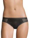 Chantelle Courcelles Sheer Embroidered Briefs In Black