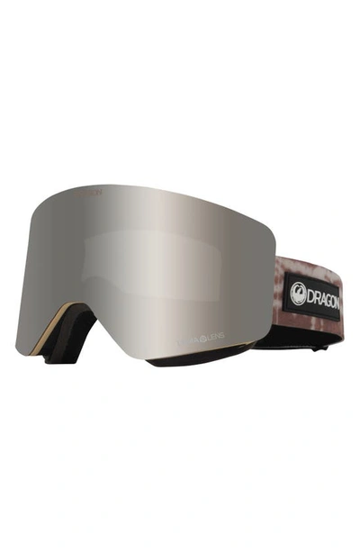 Dragon R1 Otg 63mm Snow Goggles With Bonus Lens In Wash/ Llsilverionllamber