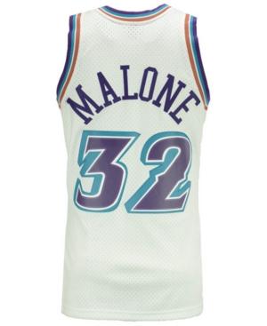 karl malone jersey white