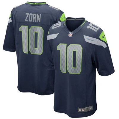 Nike Jim Zorn College Navy Seattle Seahawks Game Retired Player Jersey In Navy