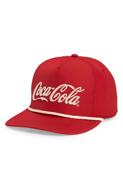 American Needle Coca-cola® Baseball Cap In Red