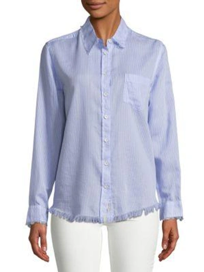 The Blue Shirt Shop Mercer & Spring Regular-fit Shirt In Blue And White