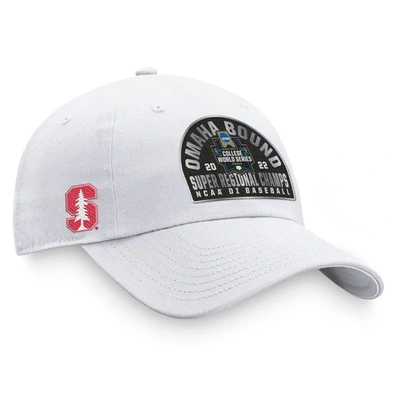 Top Of The World Baseball Super Regional Champions Locker Room Adjustable Hat In White