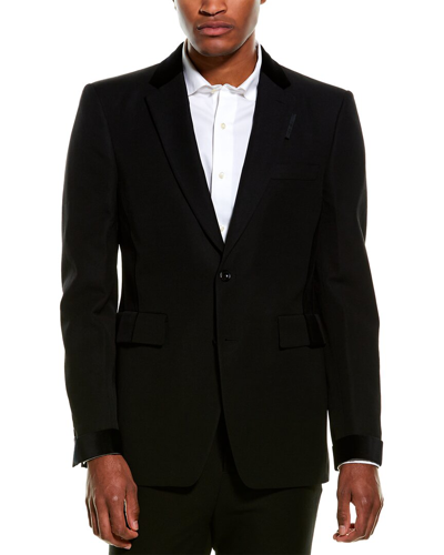 Burberry Wool Blazer In Black