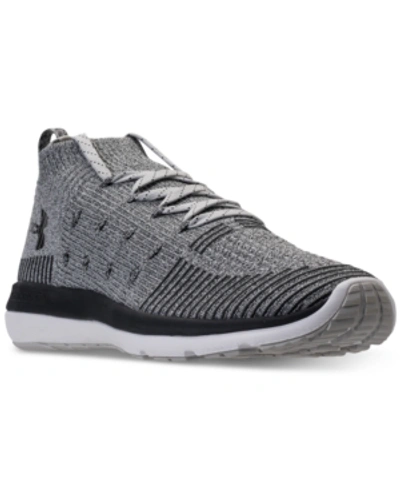Under Armour Men's Slingflex Rise Running Sneakers From Finish Line In Grey/black