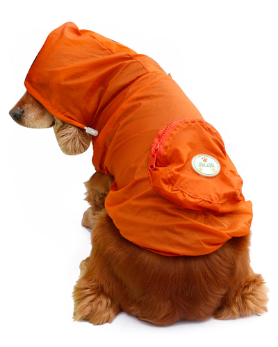 Pet Life The Ultimate Waterproof Thunder Paw Adjustable Pouch Jacket