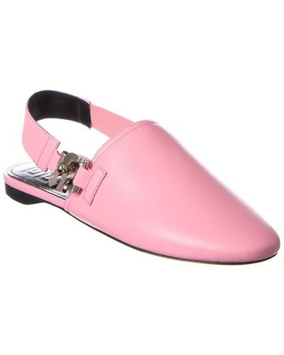 Givenchy G Chain Leather Mule In Pink