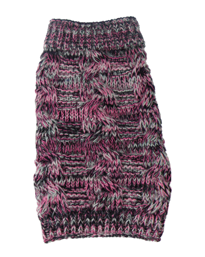 Pet Life Royal Bark Heavy Cable Knitted Designer F
