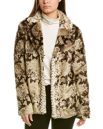 Unreal Fur Fame Blazer In Brown