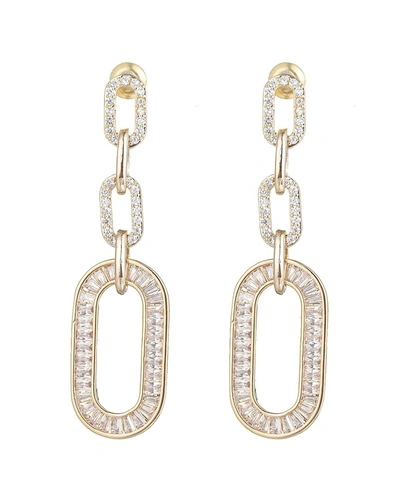 Eye Candy La Eye Candy Los Angeles Luxe Collection Cz Evelyn Statement Earrings In Nocolor