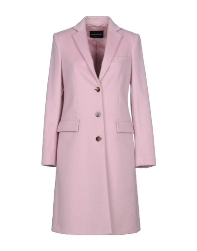 Emporio Armani Coats In Pink