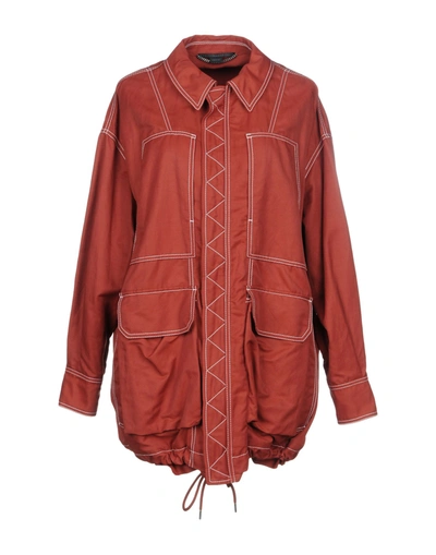 Stella Mccartney Jacket In Brick Red